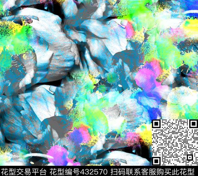 花瓣女装华亿平台时尚数码印花华亿平台下载（图片编号: 432570） - 瓦栏（Walan）