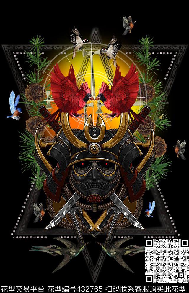 定位男装时尚大牌数码印花华亿平台下载（图片编号: 432765） - 瓦栏（Walan）