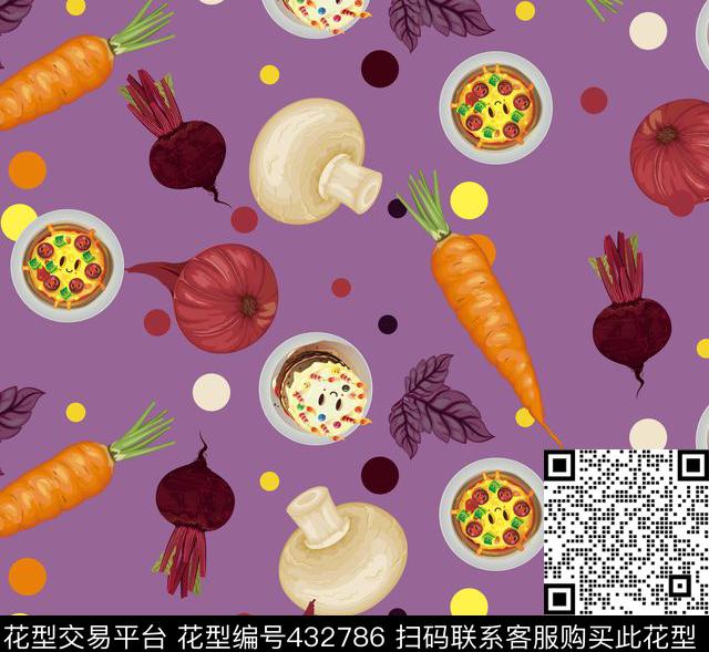 潮流趋势卡通时尚Q版数码印花华亿平台下载（图片编号: 432786） - 瓦栏（Walan）