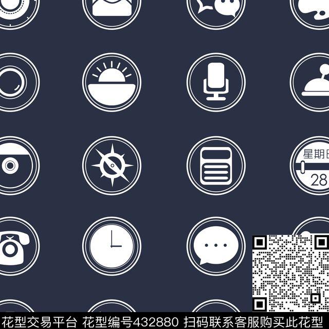 创意卡通手机图标传统印花华亿平台下载（图片编号: 432880） - 瓦栏（Walan）