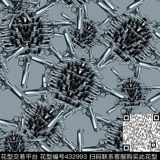 潮流复古男装华亿平台数码印花华亿平台下载（图片编号: 432993） - 瓦栏（Walan）