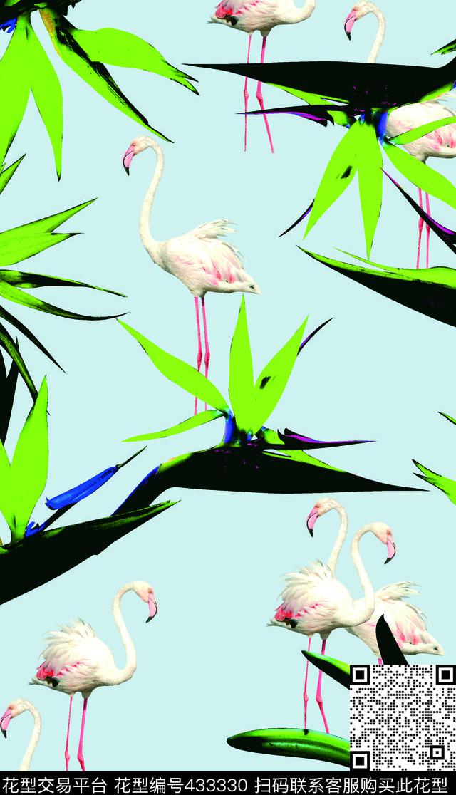 花鸟数码数码印花华亿平台下载（图片编号: 433330） - 瓦栏（Walan）