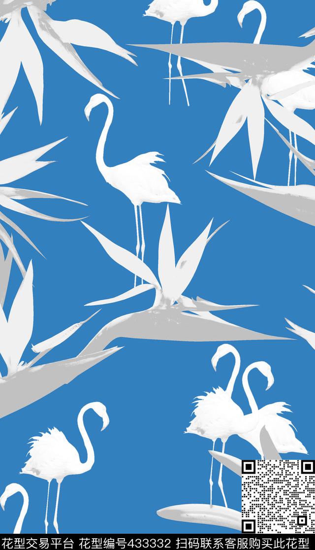 花鸟数码数码印花华亿平台下载（图片编号: 433332） - 瓦栏（Walan）