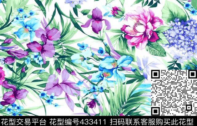 流行时尚简单清晰大方传统印花华亿平台下载（图片编号: 433411） - 瓦栏（Walan）