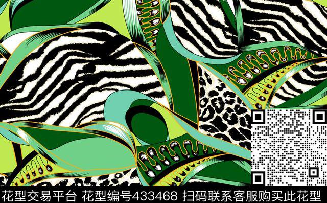 流行时尚简单大方清晰传统印花华亿平台下载（图片编号: 433468） - 瓦栏（Walan）