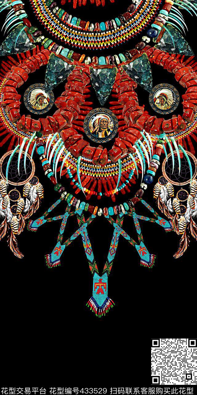 阿拉伯创意定位数码印花华亿平台下载（图片编号: 433529） - 瓦栏（Walan）