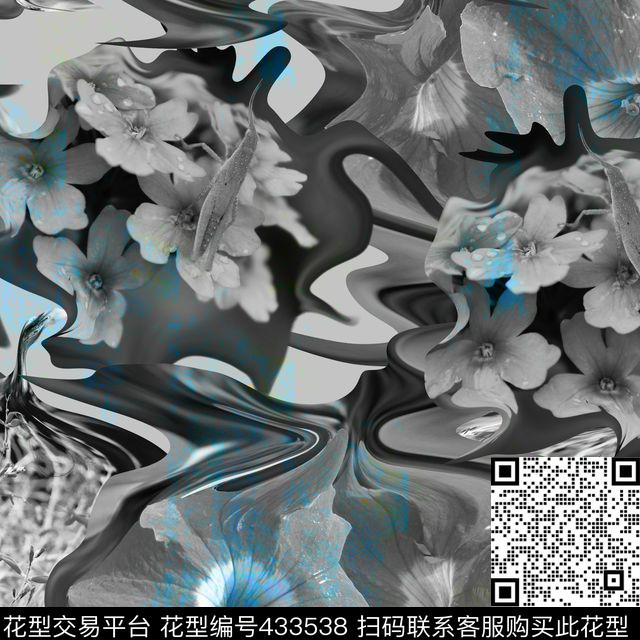 复古花朵男装华亿平台数码印花华亿平台下载（图片编号: 433538） - 瓦栏（Walan）