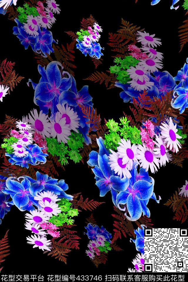 田园风自然时尚数码印花华亿平台下载（图片编号: 433746） - 瓦栏（Walan）