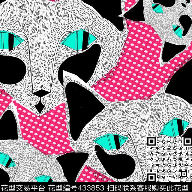 简单清新小动物传统印花华亿平台下载（图片编号: 433853） - 瓦栏（Walan）