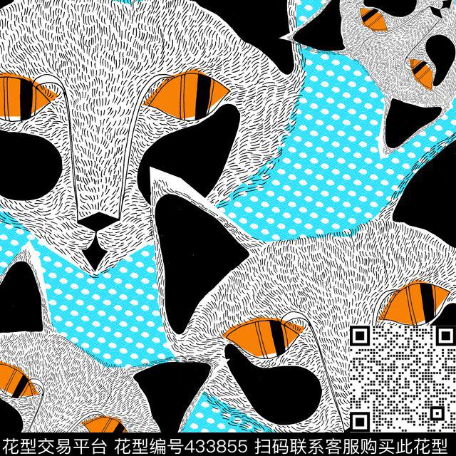 简单清新小动物传统印花华亿平台下载（图片编号: 433855） - 瓦栏（Walan）