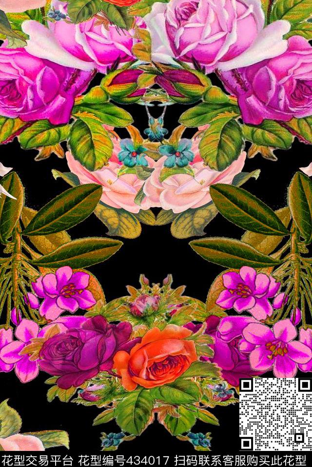 宫廷大方高贵传统印花华亿平台下载（图片编号: 434017） - 瓦栏（Walan）