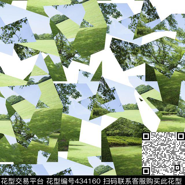 潮流复古男装华亿平台数码印花华亿平台下载（图片编号: 434160） - 瓦栏（Walan）