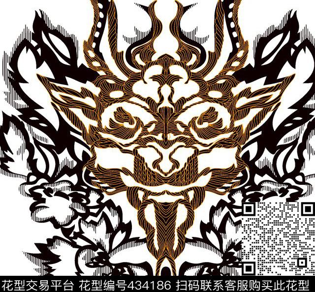 休闲清新分色传统印花华亿平台下载（图片编号: 434186） - 瓦栏（Walan）