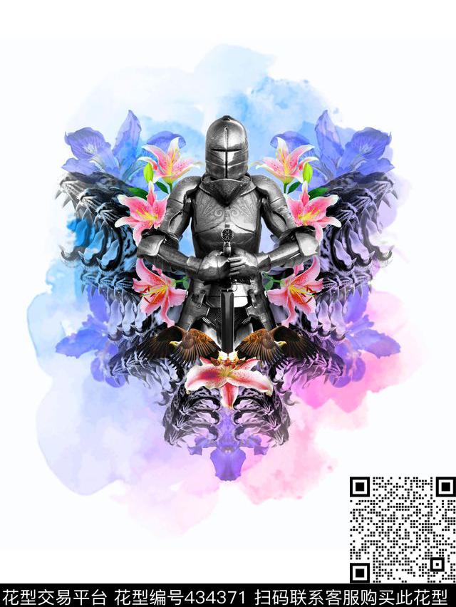 虎头花欧式复古风数码印花华亿平台下载（图片编号: 434371） - 瓦栏（Walan）