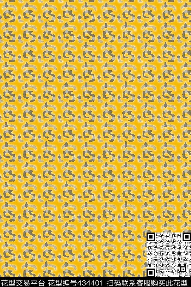 格子图案抽象时尚数码印花华亿平台下载（图片编号: 434401） - 瓦栏（Walan）