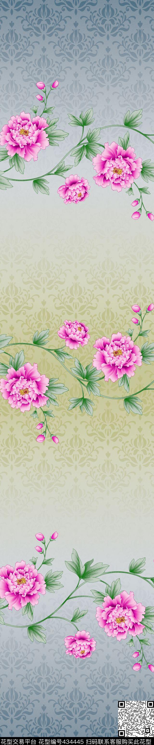 时尚窗帘华亿平台家纺华亿平台流行窗帘华亿平台传统印花华亿平台下载（图片编号: 434445） - 瓦栏（Walan）