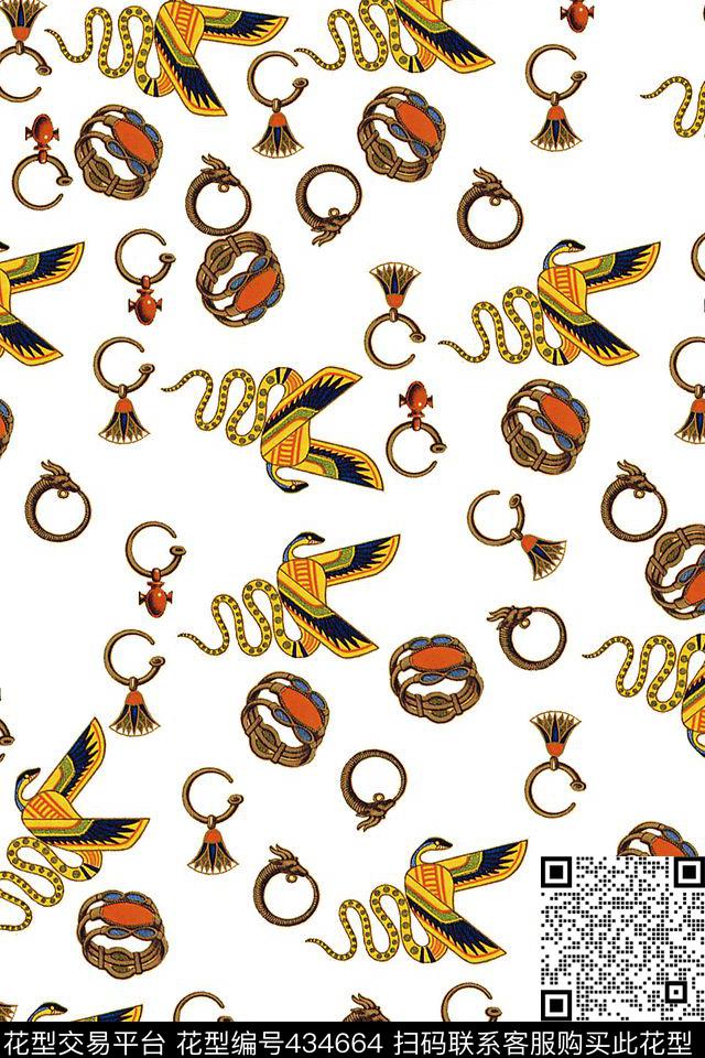 古埃及金属男装传统印花华亿平台下载（图片编号: 434664） - 瓦栏（Walan）