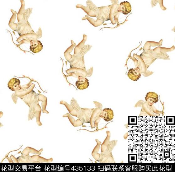 男士丘比特衬衫数码印花华亿平台下载（图片编号: 435133） - 瓦栏（Walan）