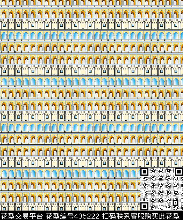 几何欧式宫廷风素材印花华亿平台下载（图片编号: 435222） - 瓦栏（Walan）