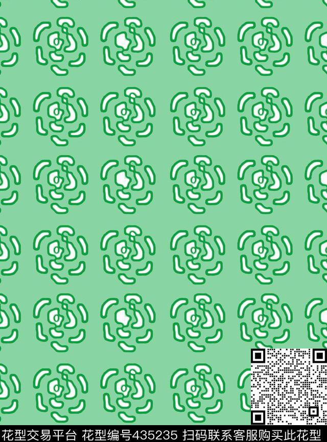 多色花卉写意传统印花华亿平台下载（图片编号: 435235） - 瓦栏（Walan）