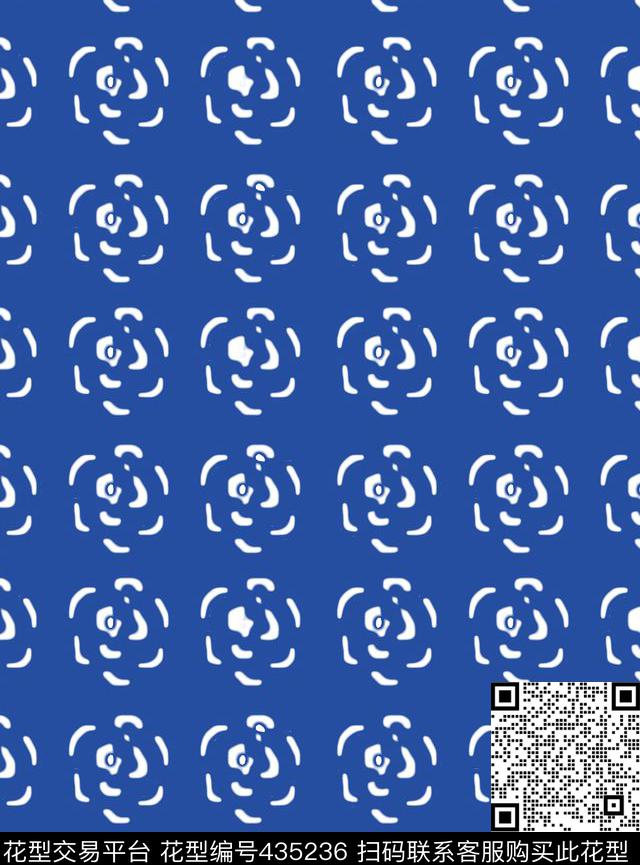 多色花卉写意传统印花华亿平台下载（图片编号: 435236） - 瓦栏（Walan）