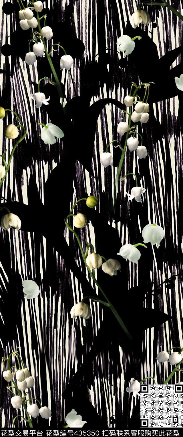 数码高端大牌时尚线条男装女装几何花卉流行时尚花等数码印花华亿平台下载（图片编号: 435350） - 瓦栏（Walan）