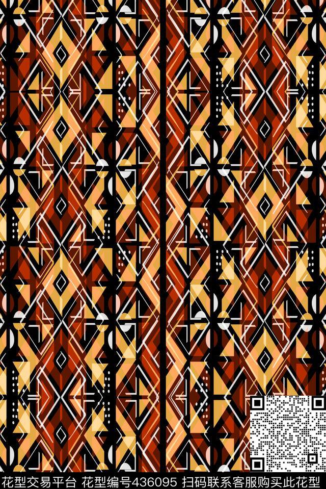 衬衫格子衫几何格子传统印花华亿平台下载（图片编号: 436095） - 瓦栏（Walan）