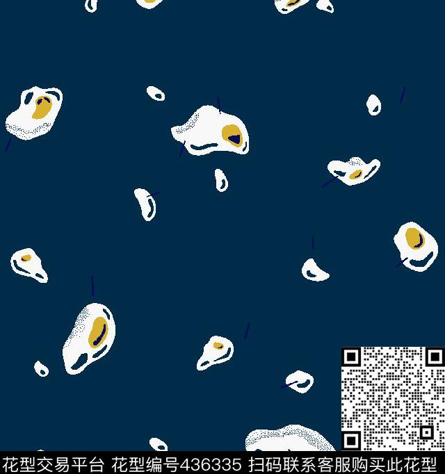 男装华亿平台几何花石头花传统印花华亿平台下载（图片编号: 436335） - 瓦栏（Walan）