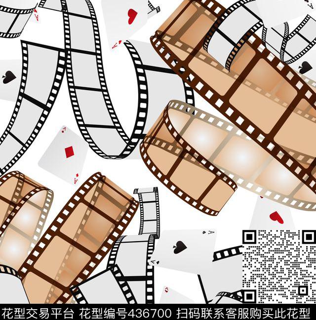 3D立体磁带男装华亿平台数码印花华亿平台下载（图片编号: 436700） - 瓦栏（Walan）