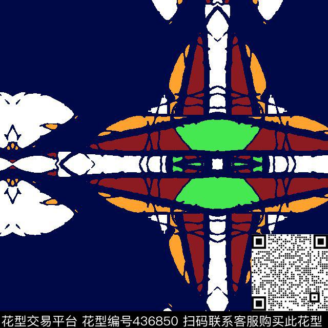 树叶花外套花十字镖传统印花华亿平台下载（图片编号: 436850） - 瓦栏（Walan）