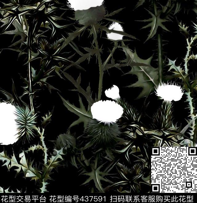 大牌秀场蒲公英2015数码印花华亿平台下载（图片编号: 437591） - 瓦栏（Walan）