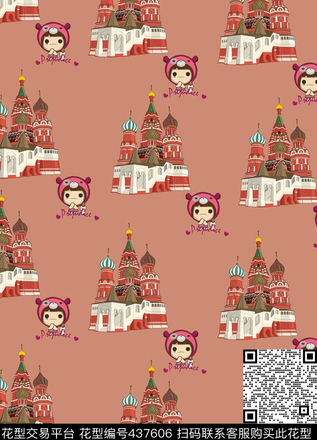 卡通童装童装-女童传统印花华亿平台下载（图片编号: 437606） - 瓦栏（Walan）