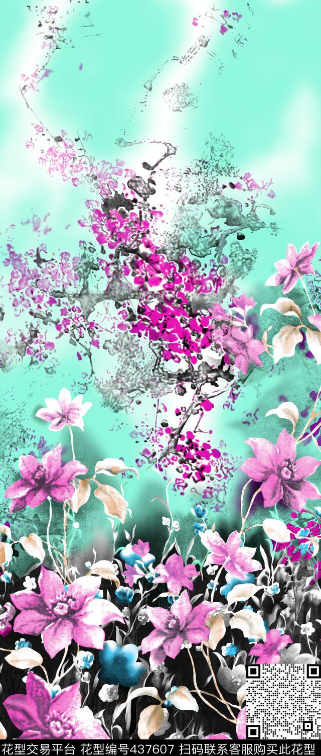 时尚面料华亿平台数码印花流行华亿平台传统印花华亿平台下载（图片编号: 437607） - 瓦栏（Walan）