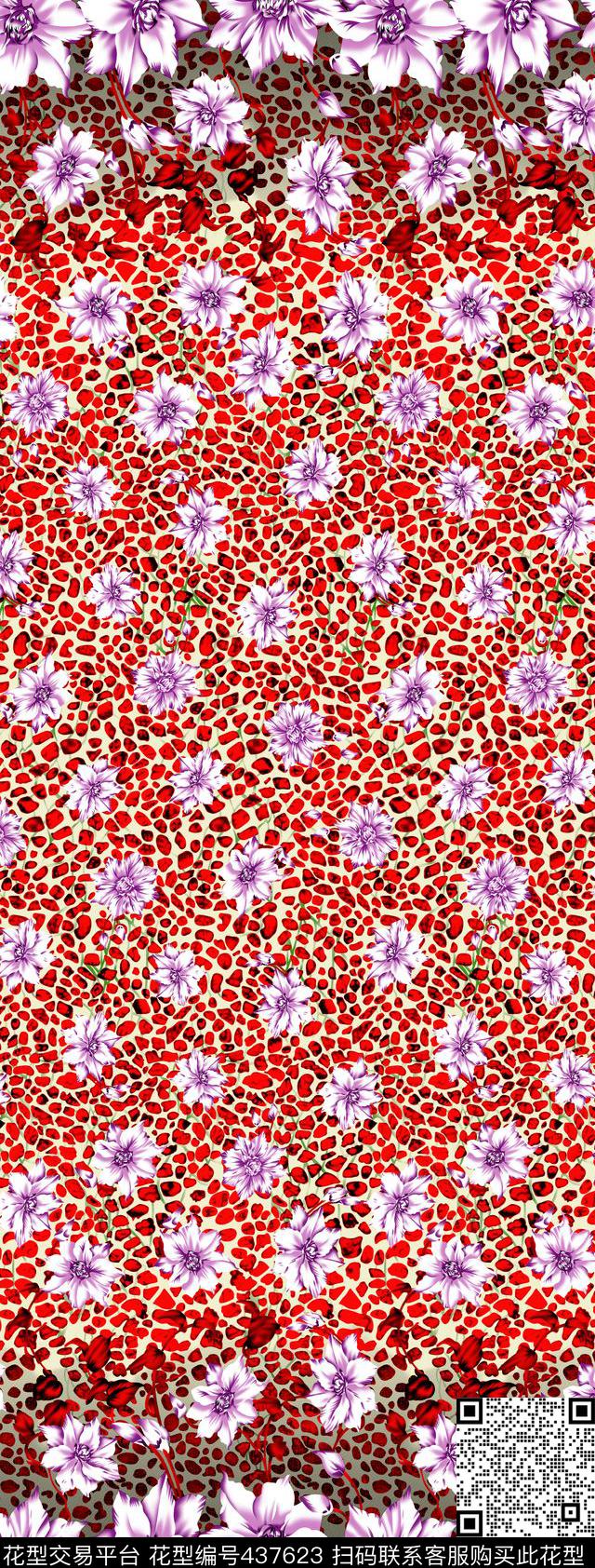 时尚面料华亿平台数码印花流行华亿平台传统印花华亿平台下载（图片编号: 437623） - 瓦栏（Walan）