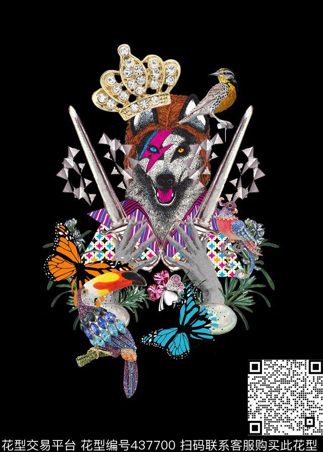 时尚定位男装珠宝数码印花华亿平台下载（图片编号: 437700） - 瓦栏（Walan）