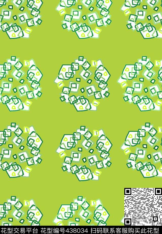 抽象多色花卉传统印花华亿平台下载（图片编号: 438034） - 瓦栏（Walan）