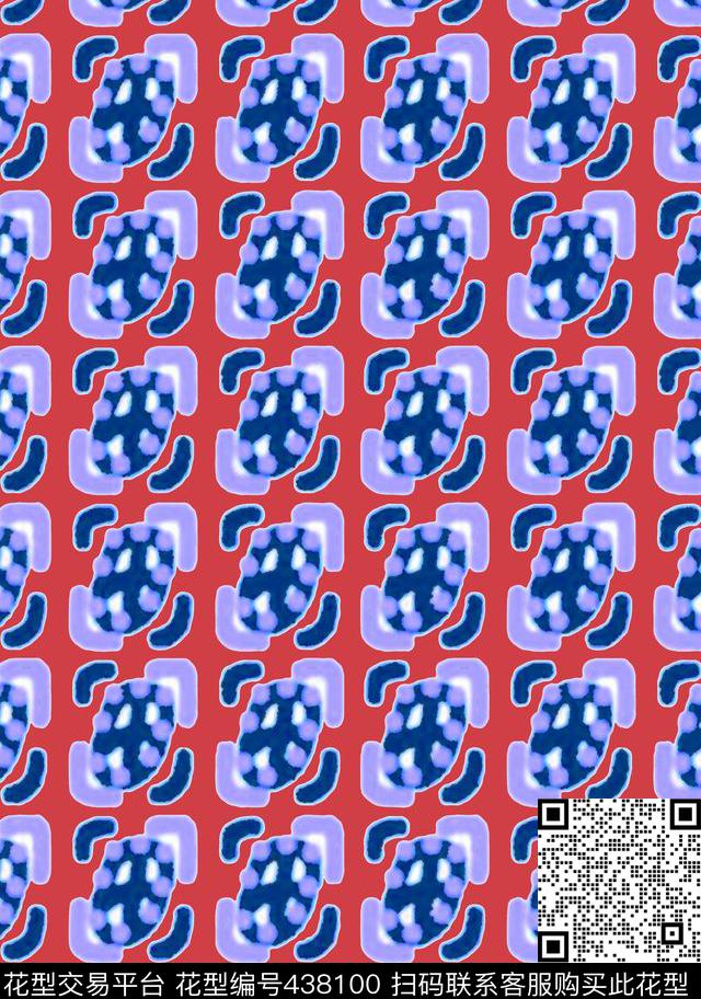 几何图案多色格子传统印花华亿平台下载（图片编号: 438100） - 瓦栏（Walan）