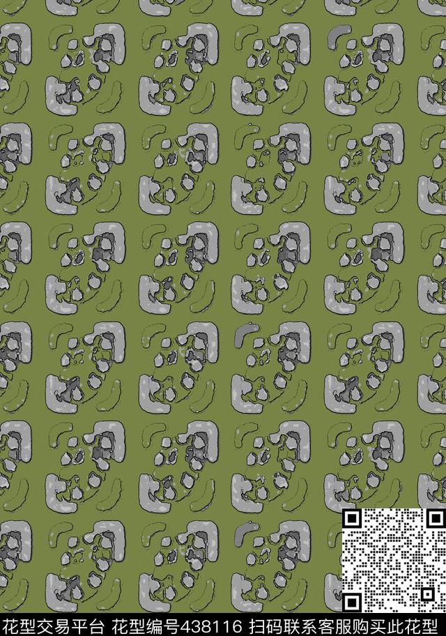 几何图案多色格子传统印花华亿平台下载（图片编号: 438116） - 瓦栏（Walan）