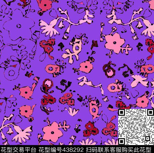 花田园流行时尚传统印花华亿平台下载（图片编号: 438292） - 瓦栏（Walan）