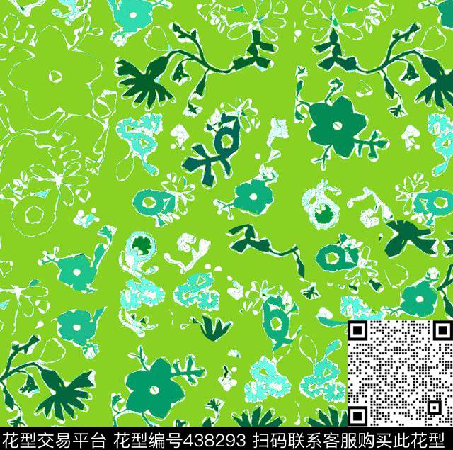 花田园流行时尚传统印花华亿平台下载（图片编号: 438293） - 瓦栏（Walan）