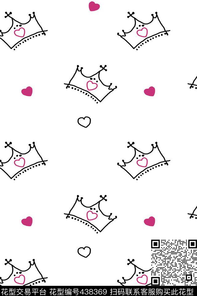 皇冠线条几何传统印花华亿平台下载（图片编号: 438369） - 瓦栏（Walan）