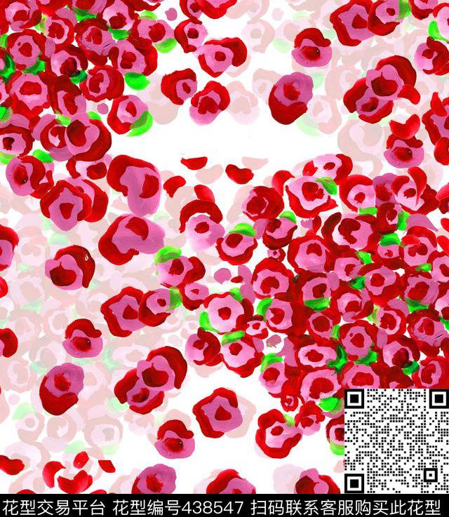 豹纹波点抽象花卉数码印花华亿平台下载（图片编号: 438547） - 瓦栏（Walan）