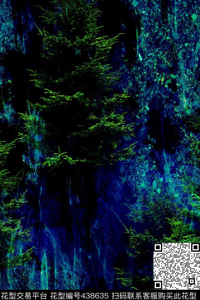 潮牌山川梦幻数码印花华亿平台下载（图片编号: 438635） - 瓦栏（Walan）