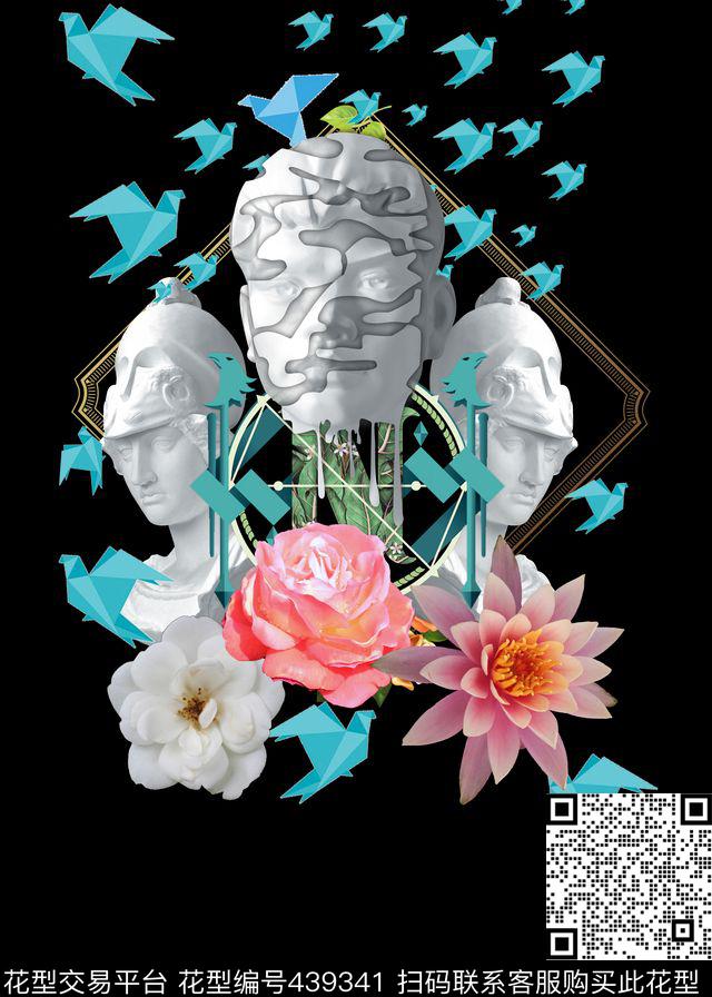 定位大牌花卉流行时尚数码印花华亿平台下载（图片编号: 439341） - 瓦栏（Walan）