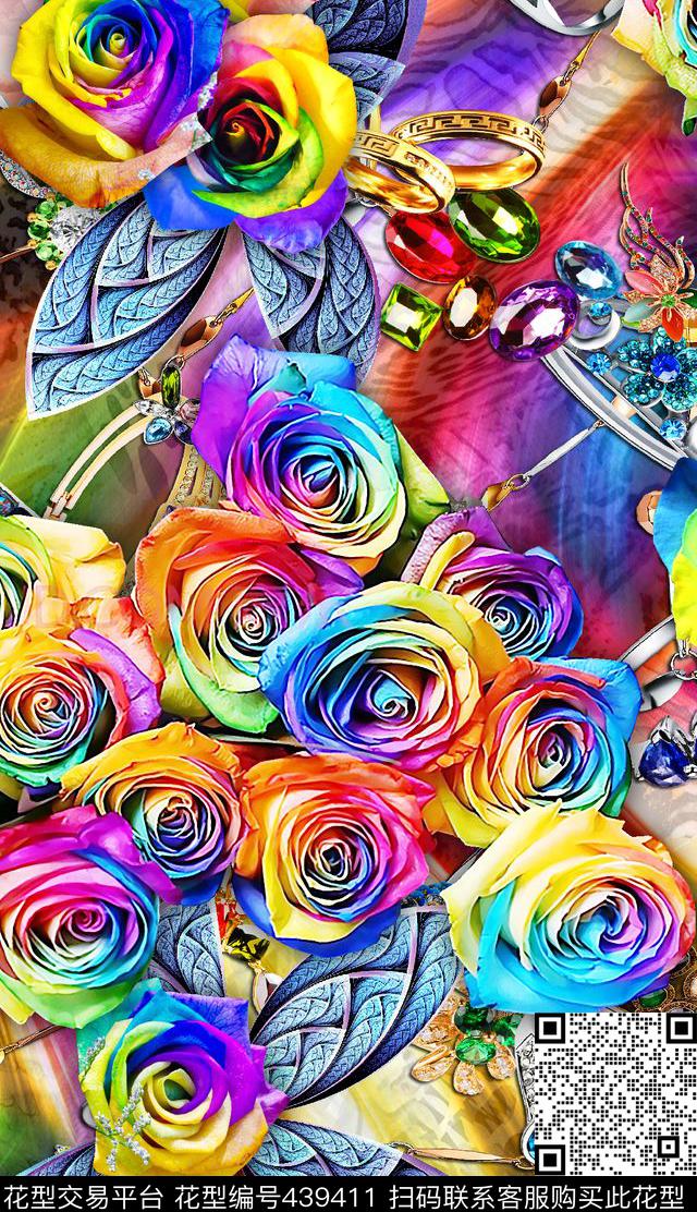 豹纹绸缎华亿平台大方数码印花华亿平台下载（图片编号: 439411） - 瓦栏（Walan）