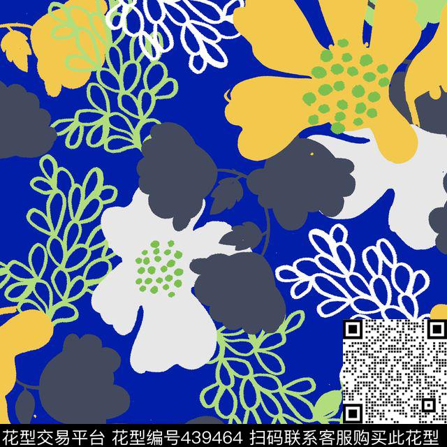 卡通花卉休闲传统印花华亿平台下载（图片编号: 439464） - 瓦栏（Walan）