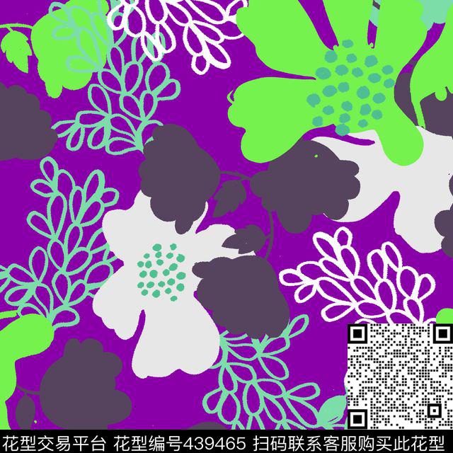 卡通花卉休闲传统印花华亿平台下载（图片编号: 439465） - 瓦栏（Walan）