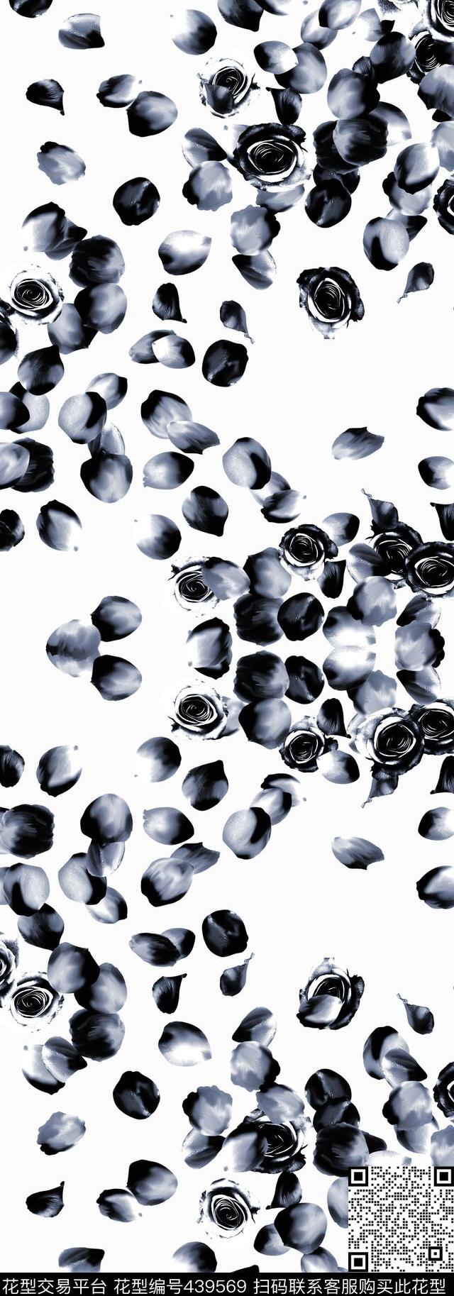 时尚手绘清爽花点男装女装衬衫裙花几何点流行时尚花等数码印花华亿平台下载（图片编号: 439569） - 瓦栏（Walan）
