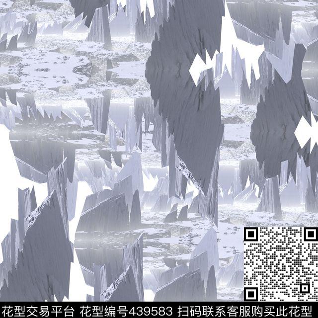 冰川潮流复古数码印花华亿平台下载（图片编号: 439583） - 瓦栏（Walan）