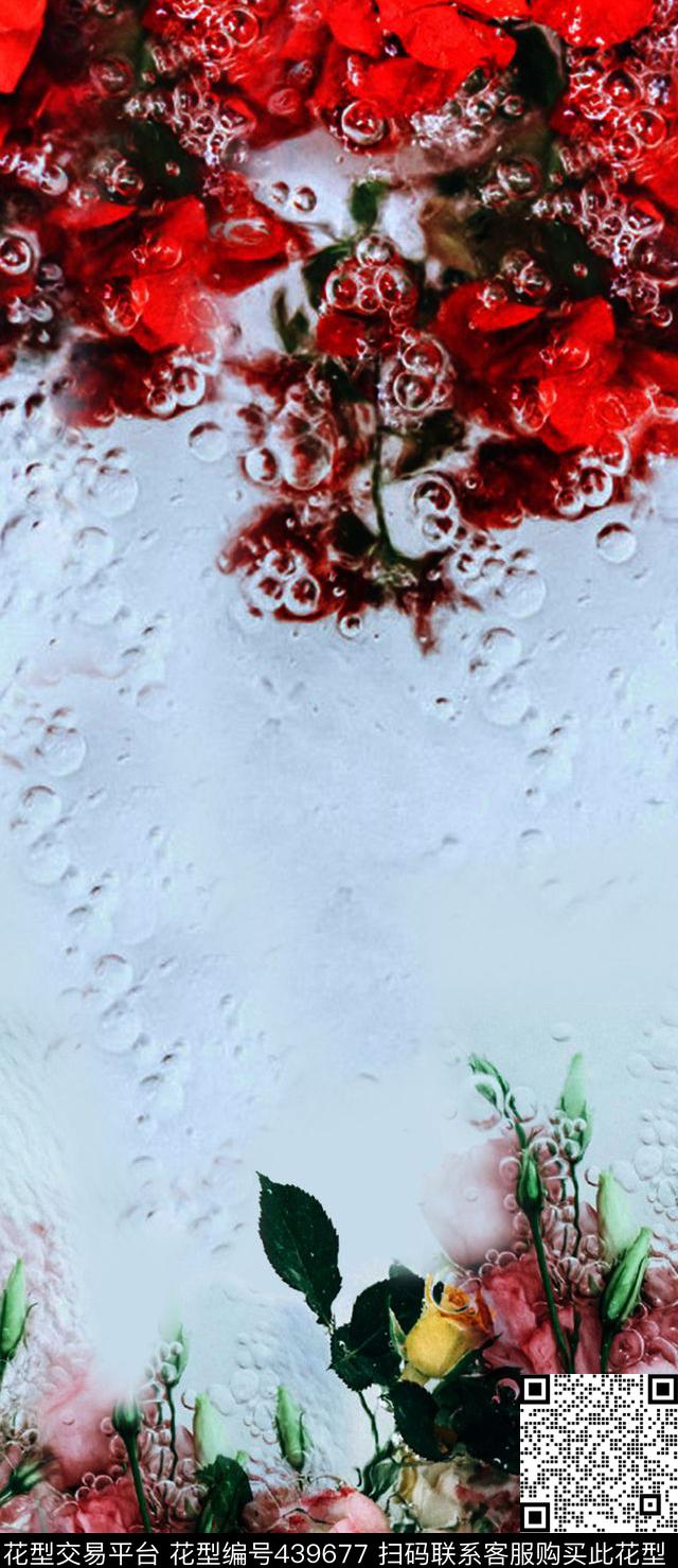 定位花卉水数码印花华亿平台下载（图片编号: 439677） - 瓦栏（Walan）
